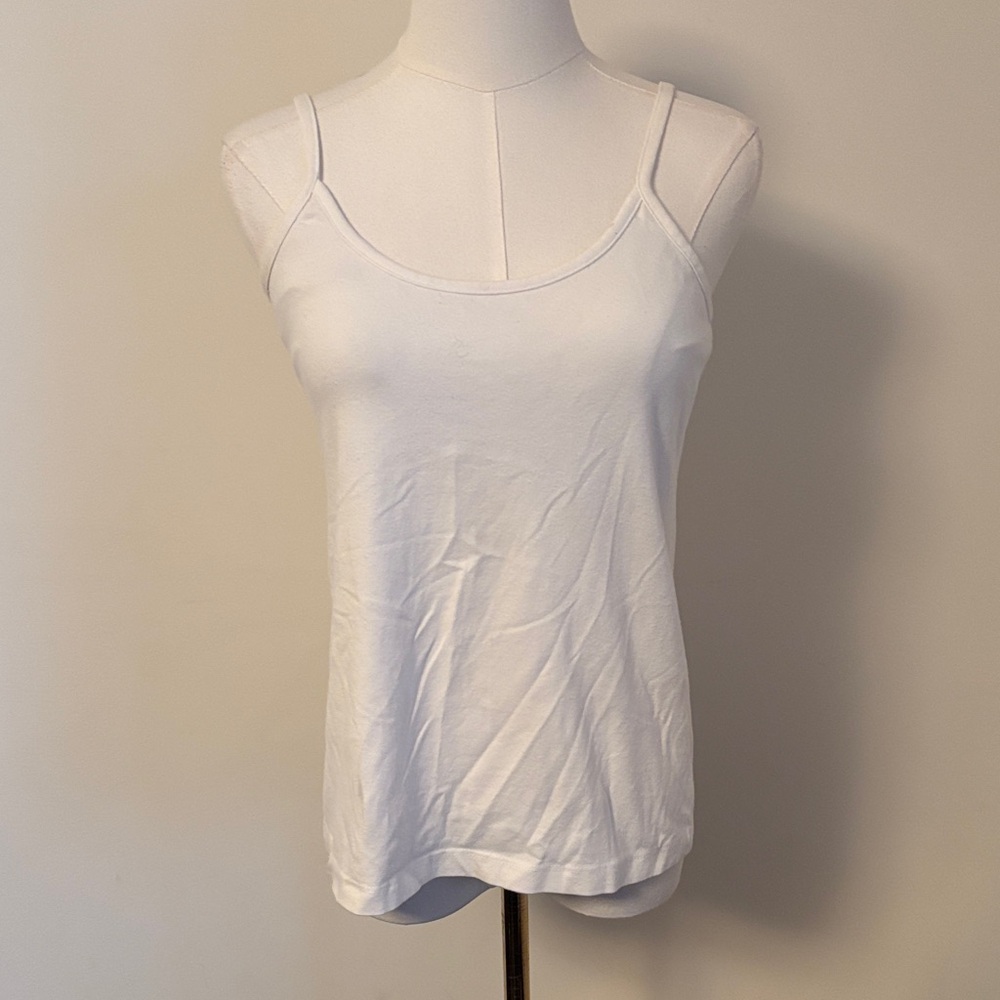 Motherhood Elegant White Camisole